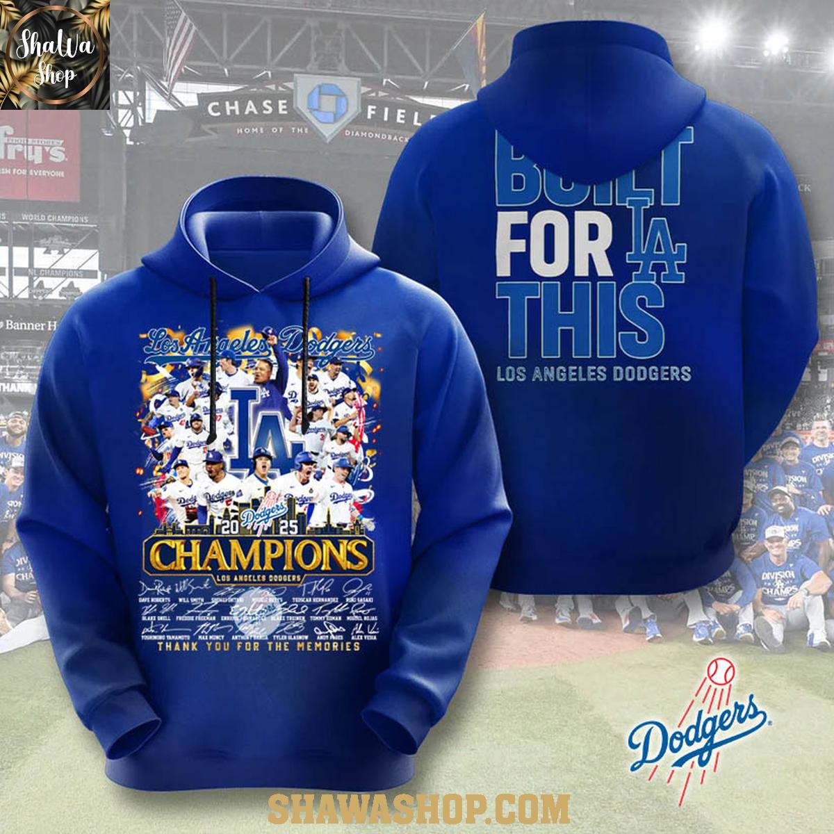 Los Angeles Dodgers 2025 World Series Thank You Hoodie T-Shirt Los Angeles Dodgers 2025 World Series Thank You Hoodie T-Shirt