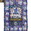 Los Angeles Dodgers World Series Champions 2025 MLB Fleece Blanket Quilt
