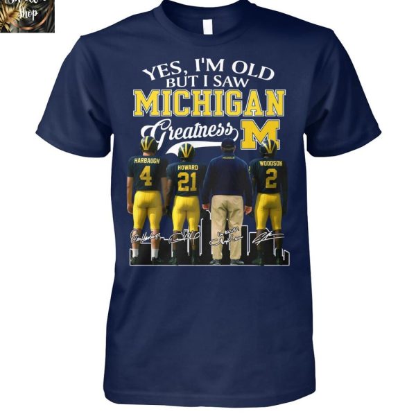 Michigan Wolverines I Saw Michigan Greatness Team 2025 T-Shirt
