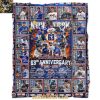 Ohio State Buckeyes 135th Anniversary 1890-2025 Football Fleece Blanket Quilt