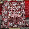 Ohio State Buckeyes 135th Anniversary 1890-2025 Football Fleece Blanket Quilt