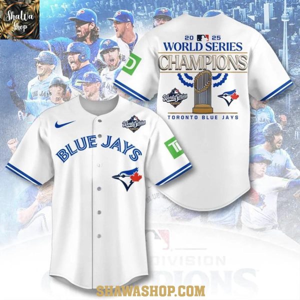 Toronto Blue Jays World Series 2025 All White Champions Baseball Jersey