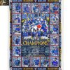 Toronto Blue Jays World Series Champions 2025 MLB Fleece Blanket Quilt