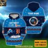 Detroit Lions Detroit Tigers NFL x MLB Merry Christmas Hoodie T Shirt