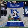 LSU Tigers Mickey Merry Christmas 2025 Fleece Blanket Quilt
