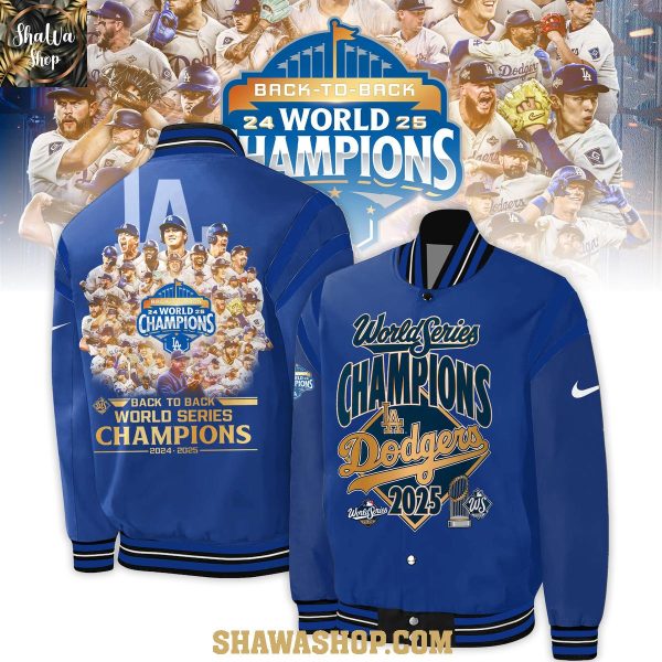 LA Dodgers 2025 World Series Champions Proud USA Baseball Jacket
