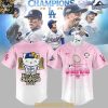 Los Angeles Dodgers 2025 World Series Hello Kitty Celebrate Baseball Jersey Los Angeles Dodgers 2025 World Series Hello Kitty Celebrate Baseball Jersey