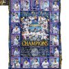 Los Angeles Dodgers Back To World Series Champions 2025 Fleece Blanket Quilt