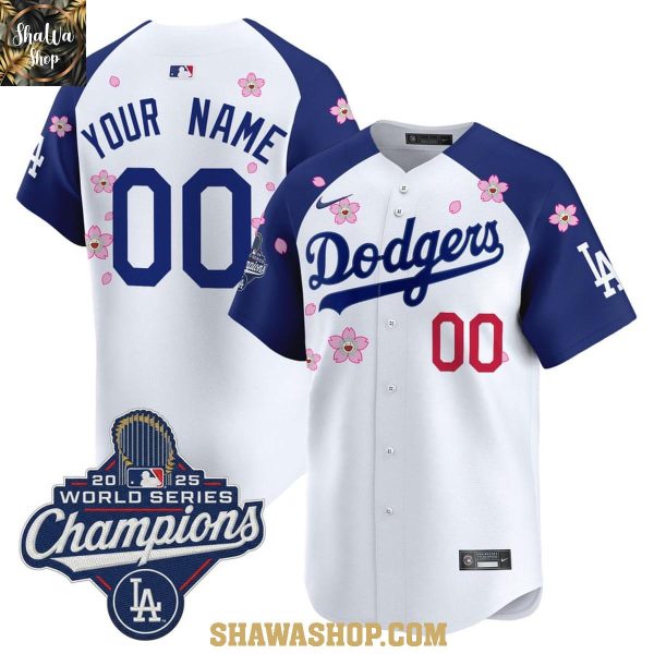 Los Angeles Dodgers Classic Champions 2025 Sakura Baseball Jersey