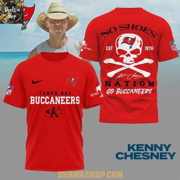 Tampa Bay Buccaneers Kenny Chesney No Shoes Nation 2025 Hoodie T-Shirt