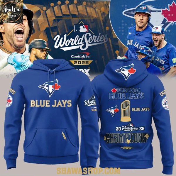 Toronto Blue Jays 2025 World Series Victory Light Up Let’s Go Hoodie